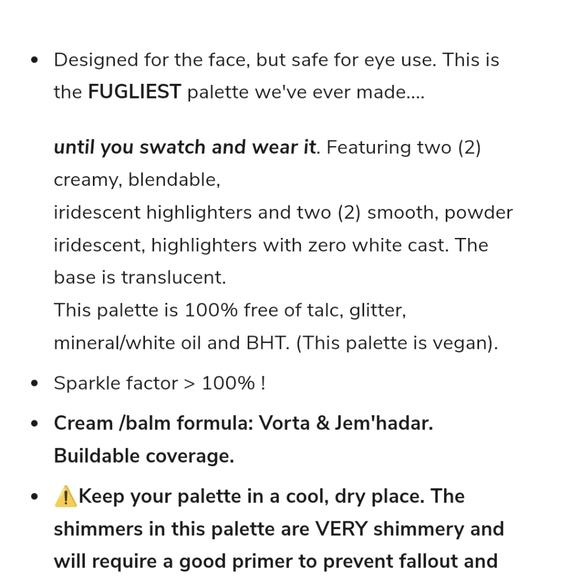 Limited edition Ketracel White multy use palette - Picture 10 of 10